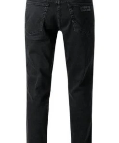 Wrangler Texas Slim black Crow W12SHP363 Jeans Texas, Slim Fit, Baumwoll-Stretch 13oz, Schwarz -Biam Jeans Verkäufe 371950 norm2