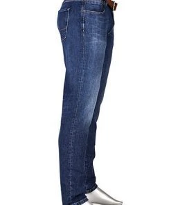 Alberto Tapered Fit Robin Organic 39771381/890 Jeans Robin, Bio Baumwoll-Stretch 10oz, Dunkelblau, Navy -Biam Jeans Verkäufe 372128 norm2
