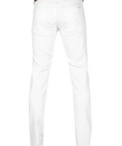 Alberto Regular Fit T400 Pipe 48171975/100 Jeans, Baumwolle T400® 8oz, Weiß -Biam Jeans Verkäufe 372214 norm3