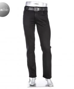 Alberto Modern Fit Stone-DS Dual FX 50091572/997 Jeans Stone, Baumwolle T400® 10oz, Schwarz