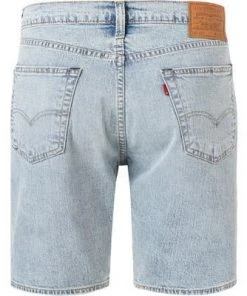 Levi's® 405 Standard Shorts Punch Line 39864/0055 Jeansshorts 405, Baumwoll-Stretch, Hellblau -Biam Jeans Verkäufe 372676 norm2