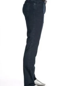 Alberto Regular Fit Pipe 48071484/895 Jeans Pipe, Baumwolle T400® 10oz, Dunkelblau -Biam Jeans Verkäufe 372690 norm2