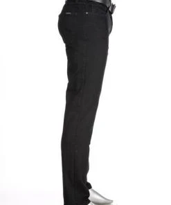 Alberto Regular Fit Pipe 60171471/999 Jeans Pipe, Baumwolle T400® 11oz, Schwarz -Biam Jeans Verkäufe 372696 norm2