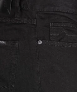 Alberto Regular Fit Pipe 60171471/999 Jeans Pipe, Baumwolle T400® 11oz, Schwarz -Biam Jeans Verkäufe 372696 norm5