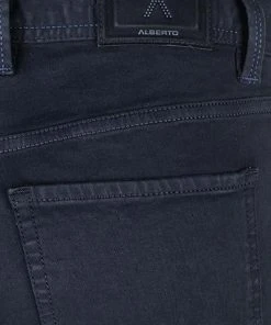 Alberto Regular Fit Pipe-DS Coloured 42471383/895 Jeans Pipe, Baumwolle T400® 9oz, Navy -Biam Jeans Verkäufe 373349 norm6