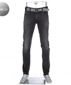 Alberto Regular Fit Pipe Cosy Jeans 48171459/994 Jeans Pipe, Baumwoll-Stretch 9oz, Dunkelgrau