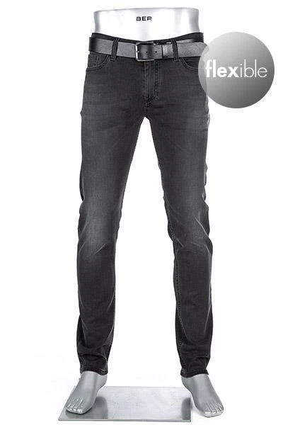 Alberto Regular Fit Pipe Cosy Jeans 48171459/994 Jeans Pipe, Baumwoll-Stretch 9oz, Dunkelgrau 2 Alberto Regular Fit Pipe Cosy Jeans 48171459/994 Jeans Pipe, Baumwoll-Stretch 9oz, Dunkelgrau – Bild 2