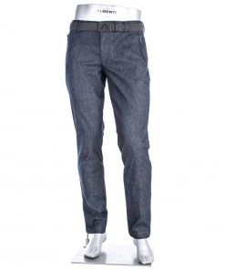 Alberto Golf Tapered Fit Ryan Rain&W 12445490/899 Golfhose Ryan, Rain&Wind Fighter warmgefüttert, Navy