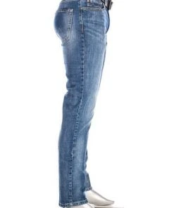 Alberto Regular Fit Pipe Authentic 89391896/883 Jeans Pipe, Baumwoll-Stretch 11oz, Blau -Biam Jeans Verkäufe 373661 norm2