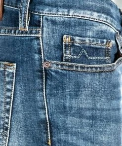 Alberto Regular Fit Pipe Authentic 89391896/883 Jeans Pipe, Baumwoll-Stretch 11oz, Blau -Biam Jeans Verkäufe 373661 norm5