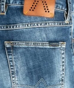 Alberto Regular Fit Pipe Authentic 89391896/883 Jeans Pipe, Baumwoll-Stretch 11oz, Blau -Biam Jeans Verkäufe 373661 norm6