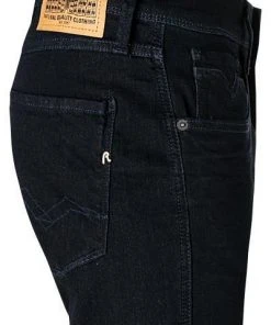 Replay Jeans Anbass M914Y.000.41A 910/007 Slim Fit, Baumwoll-Stretch 10oz, Dunkelindigo -Biam Jeans Verkäufe 374067 norm3