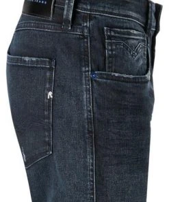 Replay Jeans Anbass M914Y.000.573BB92/007 Slim Fit, Bio Baumwoll-Stretch 10,5oz, Nachtblau , Nachtblau -Biam Jeans Verkäufe 374069 norm3