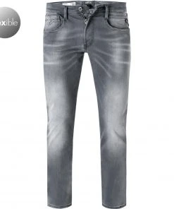 Replay Jeans Anbass M914Y.000.661 WB1/096 Slim Fit, Baumwoll-Stretch 11,5oz, Mittelgrau