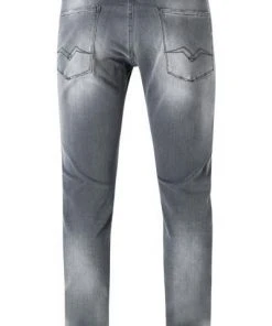Replay Jeans Anbass M914Y.000.661 WB1/096 Slim Fit, Baumwoll-Stretch 11,5oz, Mittelgrau -Biam Jeans Verkäufe 374071 norm2