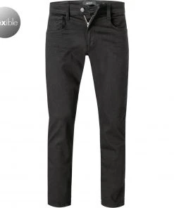Replay Jeans Anbass M914Y.000.85B 010/098 Slim Fit, Baumwoll-Stretch 11,5oz, Schwarz