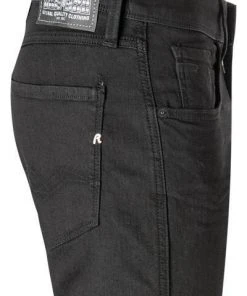 Replay Jeans Anbass M914Y.000.85B 010/098 Slim Fit, Baumwoll-Stretch 11,5oz, Schwarz -Biam Jeans Verkäufe 374072 norm3