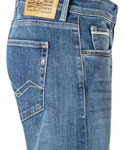 Replay Jeans Grover MA972.000.285 914/009 Straight Fit, Baumwoll-Stretch 11,5oz, Mittelblau 8 Replay Jeans Grover MA972.000.285 914/009 Straight Fit, Baumwoll-Stretch 11,5oz, Mittelblau -Biam Jeans Verkäufe 374073 norm3