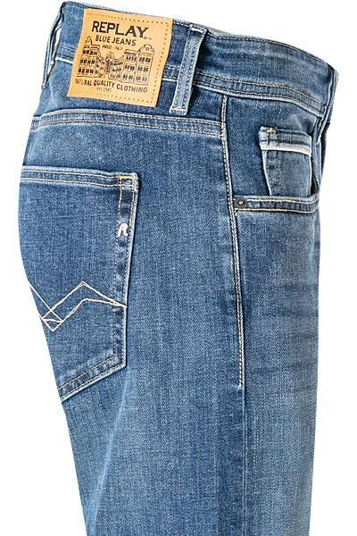 Replay Jeans Grover MA972.000.285 914/009 Straight Fit, Baumwoll-Stretch 11,5oz, Mittelblau 4 Replay Jeans Grover MA972.000.285 914/009 Straight Fit, Baumwoll-Stretch 11,5oz, Mittelblau – Bild 4