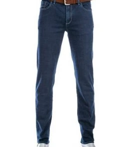 Alberto Regular Fit Pipe Authentic 42471494/897 Jeans Pipe, Baumwoll-Stretch 11oz, Navy