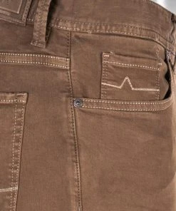 Alberto Regular Fit Pipe-DS Coloured 42471383/550 Jeans Pipe, Baumwolle T400® 9oz, Schokobraun -Biam Jeans Verkäufe 374545 norm5