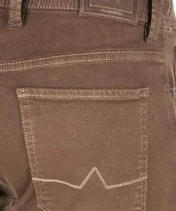 Alberto Regular Fit Pipe-DS Coloured 42471383/550 Jeans Pipe, Baumwolle T400® 9oz, Schokobraun -Biam Jeans Verkäufe 374545 norm6