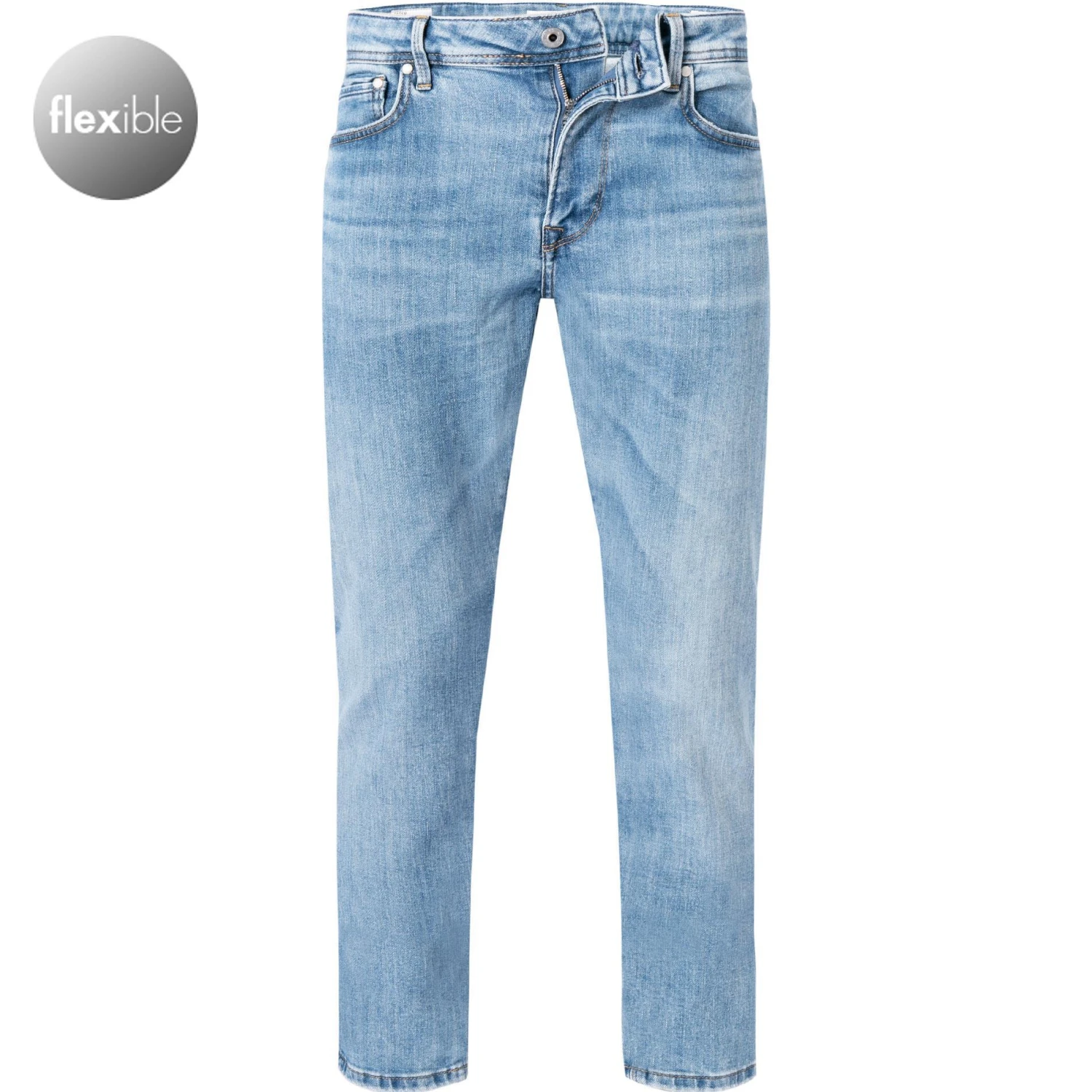 Pepe Jeans Stanley PM201705VX5/000 Taper Fit, Baumwoll-Stretch, Hellblau 1 Pepe Jeans Stanley PM201705VX5/000 Taper Fit, Baumwoll-Stretch, Hellblau