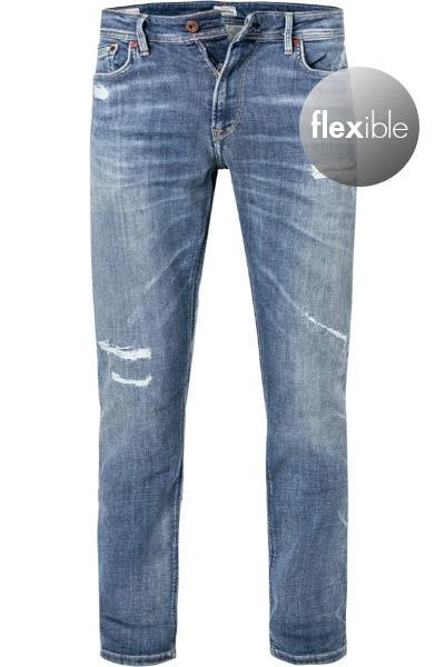 Pepe Jeans Stanley PM201705RF5/000 Taper Fit, Baumwoll-Stretch, Mittelblau 2 Pepe Jeans Stanley PM201705RF5/000 Taper Fit, Baumwoll-Stretch, Mittelblau – Bild 2