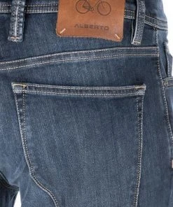 Alberto Bike Slim Fit Speed Hybrid 67582464/892 Jeans Bike, Baumwoll-Stretch wasserabweisend 10oz, Navy -Biam Jeans Verkäufe 375351 norm6