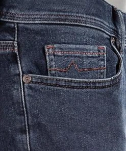 Alberto Regular Fit Pipe DS Dual FX 57371486/895 Jeans Pipe, Baumwolle T400® 10oz, Indigo -Biam Jeans Verkäufe 376121 norm5