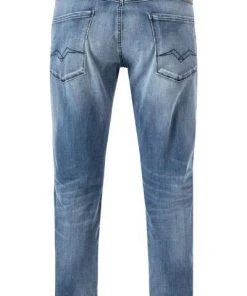 Replay Jeans Anbass M914Y.000.661 WI6/010 Slim Fit, Baumwoll-Stretch, Hellblau -Biam Jeans Verkäufe 376299 norm2
