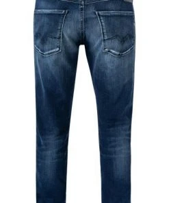 Replay Jeans Anbass M914Y.000.661 WI4/009 Slim Fit, Baumwoll-Stretch, Mittelblau -Biam Jeans Verkäufe 376300 norm2