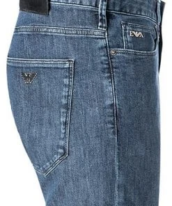 EMPORIO ARMANI Jeans 8N1J06/1D85Z/0942 Baumwoll-Stretch, Jeansblau -Biam Jeans Verkäufe 377096 norm3