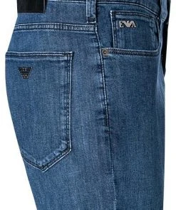 EMPORIO ARMANI Jeans 8N1J06/1D85Z/0943 Baumwoll-Stretch, Blau -Biam Jeans Verkäufe 377097 norm3