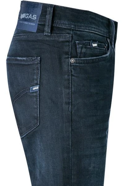 GAS Jeans 351380 020910/WR20 Slim Fit, Baumwolle-Stretch, Dunkelblau, Indigo 4 GAS Jeans 351380 020910/WR20 Slim Fit, Baumwolle-Stretch, Dunkelblau, Indigo – Bild 4