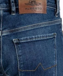 Alberto Regular Fit Pipe DS Dual FX 57371486/880 Jeans Pipe, Baumwolle T400® 10oz, Dunkelblau -Biam Jeans Verkäufe 377315 norm6