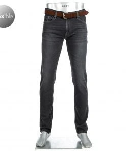 Alberto Regular Fit Pipe DS Dual FX 57371486/980 Jeans Pipe, Baumwolle T400® 10oz, Anthrazit