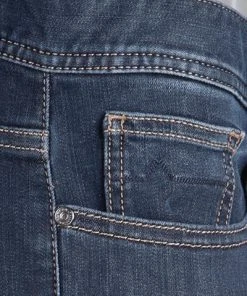 Alberto Regular Fit Pipe-DS Hybrid 68671464/891 Jeans Pipe, Baumwoll-Stretch 10oz, Navy -Biam Jeans Verkäufe 377321 norm5