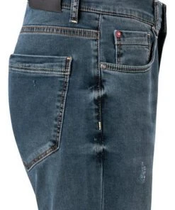 Daniel Hechter Jeans 26060/112357/660 Slim Fit, Baumwoll-Stretch, Blau-braun meliert, Blau -Biam Jeans Verkäufe 377775 norm3