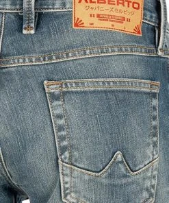 Alberto Tapered Fit Slipe Japan Denim 69491468/818 Jeans Slipe, Baumwolle 11,5oz, Hellblau -Biam Jeans Verkäufe 377998 norm6