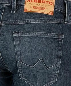 Alberto Tapered Fit Slipe Japan Denim 69491468/849 Jeans Slipe, Baumwolle 11,5oz, Indigo -Biam Jeans Verkäufe 377999 norm6