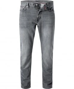 Tommy Hilfiger Jeans MW0MW19894/1B6 Straight Fit, Baumwoll-Stretch, Grau