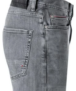 Tommy Hilfiger Jeans MW0MW19894/1B6 Straight Fit, Baumwoll-Stretch, Grau -Biam Jeans Verkäufe 378130 norm3