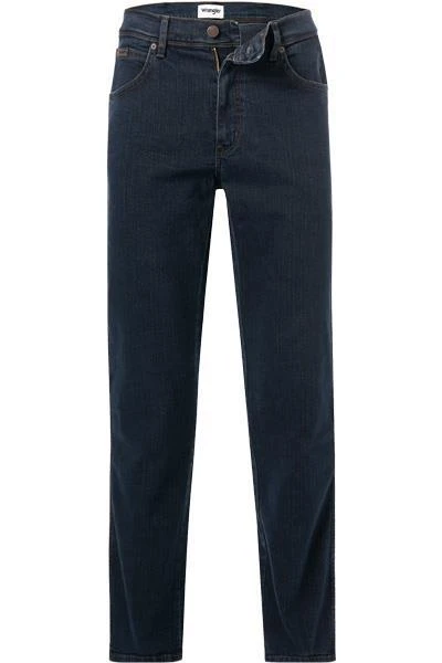 Wrangler Texas Blue denim black W12175001 Jeans Texas, Regular Fit, Baumwoll-Stretch, Nachtblau 2 Wrangler Texas Blue denim black W12175001 Jeans Texas, Regular Fit, Baumwoll-Stretch, Nachtblau – Bild 2