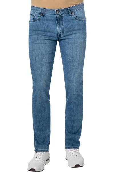 HILTL Jeans Parker 74878/60900/44 Regular Fit, Baumwolle T400®, Blau 3 HILTL Jeans Parker 74878/60900/44 Regular Fit, Baumwolle T400®, Blau – Bild 3