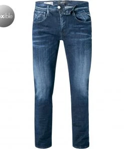 Replay Jeans Anbass M914Y.000.661 WI2/007 Slim Fit, Baumwoll-Stretch, Dunkelblau