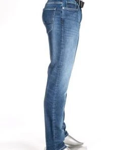 Alberto Regular Fit Pipe-DS Refibra 36271479/845 Jeans Pipe, Baumwolle T400® 11oz, Blau -Biam Jeans Verkäufe 379095 norm2