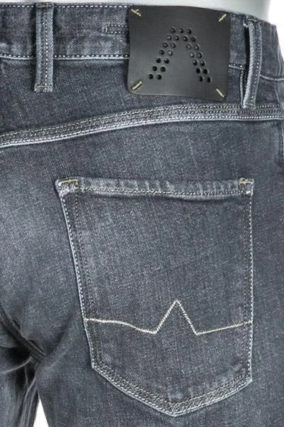 Alberto Tapered Fit Robin Organic 39771381/990 Jeans Robin, Bio Baumwoll-Stretch 10oz, Dunkelgrau 7 Alberto Tapered Fit Robin Organic 39771381/990 Jeans Robin, Bio Baumwoll-Stretch 10oz, Dunkelgrau – Bild 7