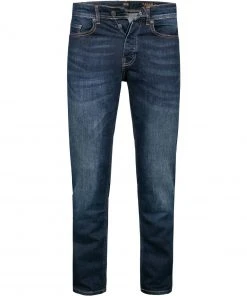 BOSS Jeans Taber 50458972/403 Tapered Fit, Baumwoll-Stretch, Dunkelblau
