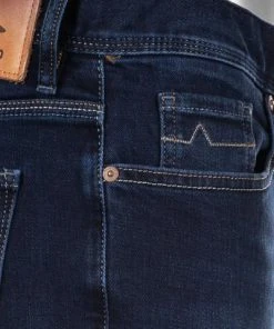 Alberto Regular Fit Pipe DS Dual FX 57371486/890 Jeans Pipe, Baumwolle T400® 10oz, Navy -Biam Jeans Verkäufe 379831 norm5